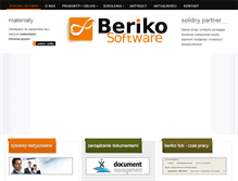 Tablet Screenshot of beriko.pl